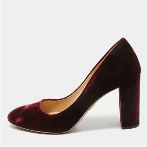 prada pointed velvet heel|Prada velvet ballerina.